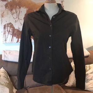 Olive green Burberry shirt